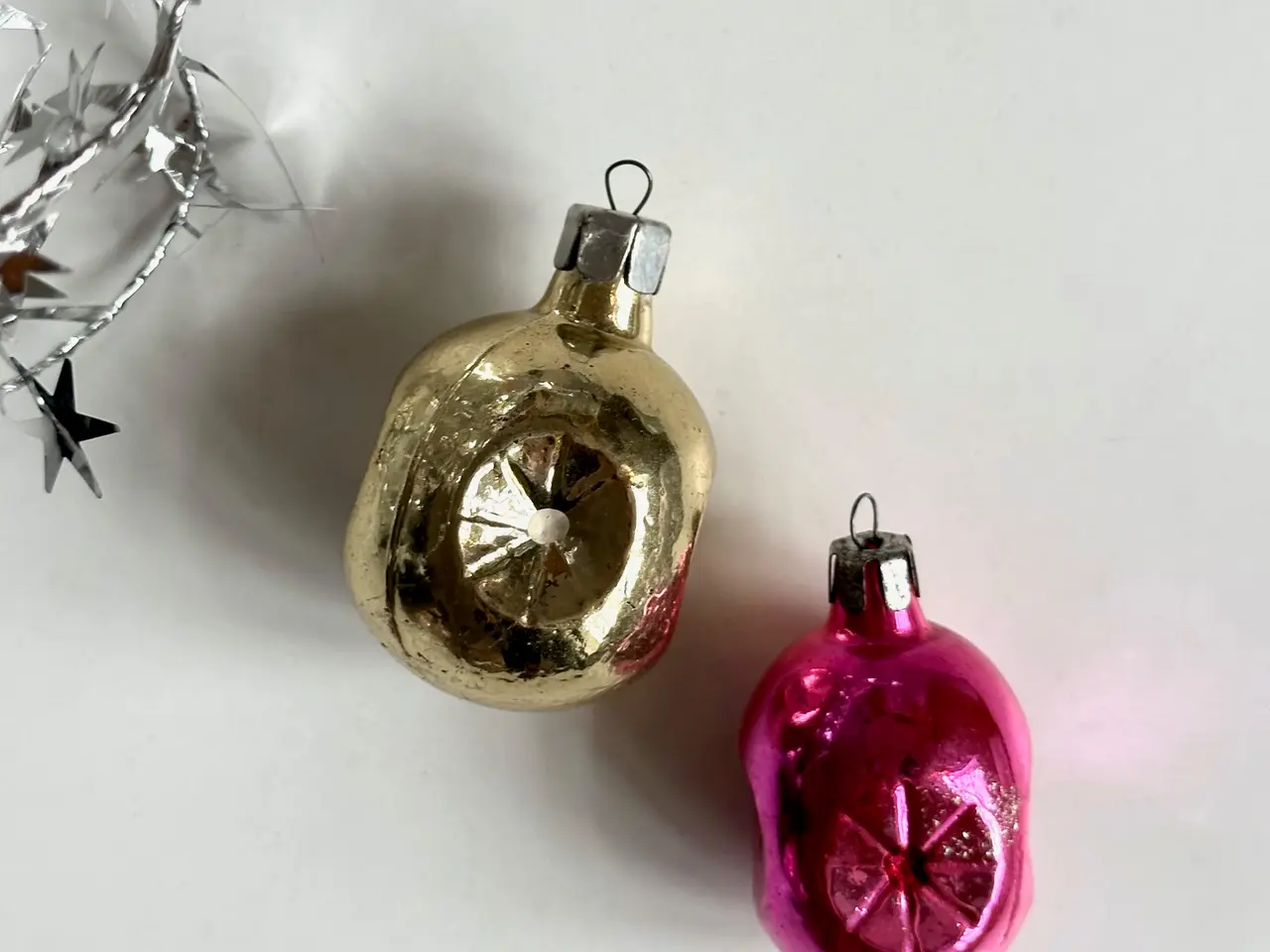 Billede 2 - Champagnefarvet og pink lanterner, 2 stk samlet