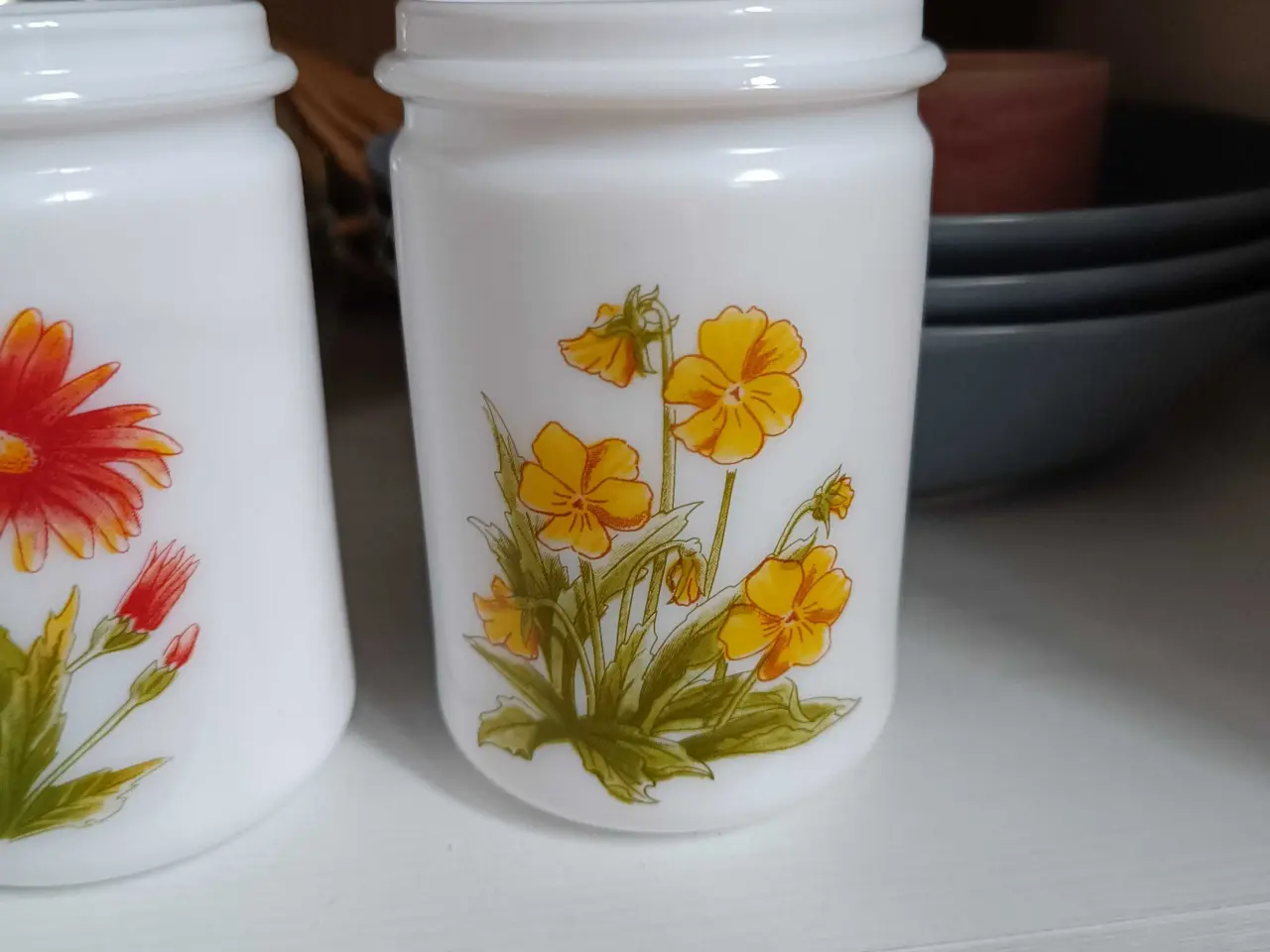 Billede 9 - Vintage France opaline krukker