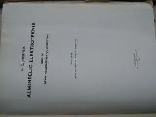 M. O Jørgensen, Alm. elektroteknik.