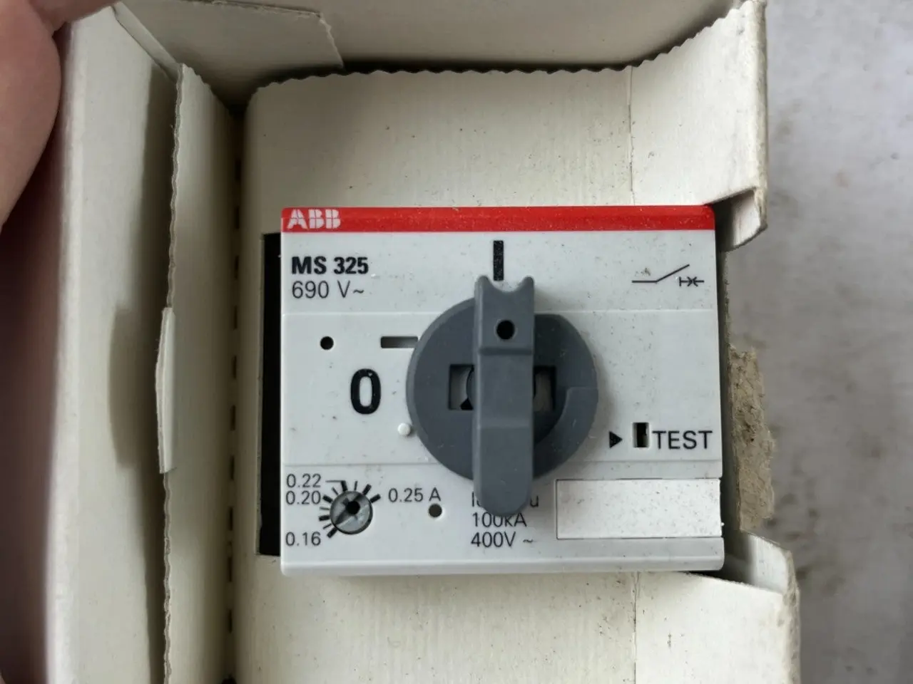 Billede 5 - ABB MS325-0.25 Manual Motor Starter 0.16–0.25A