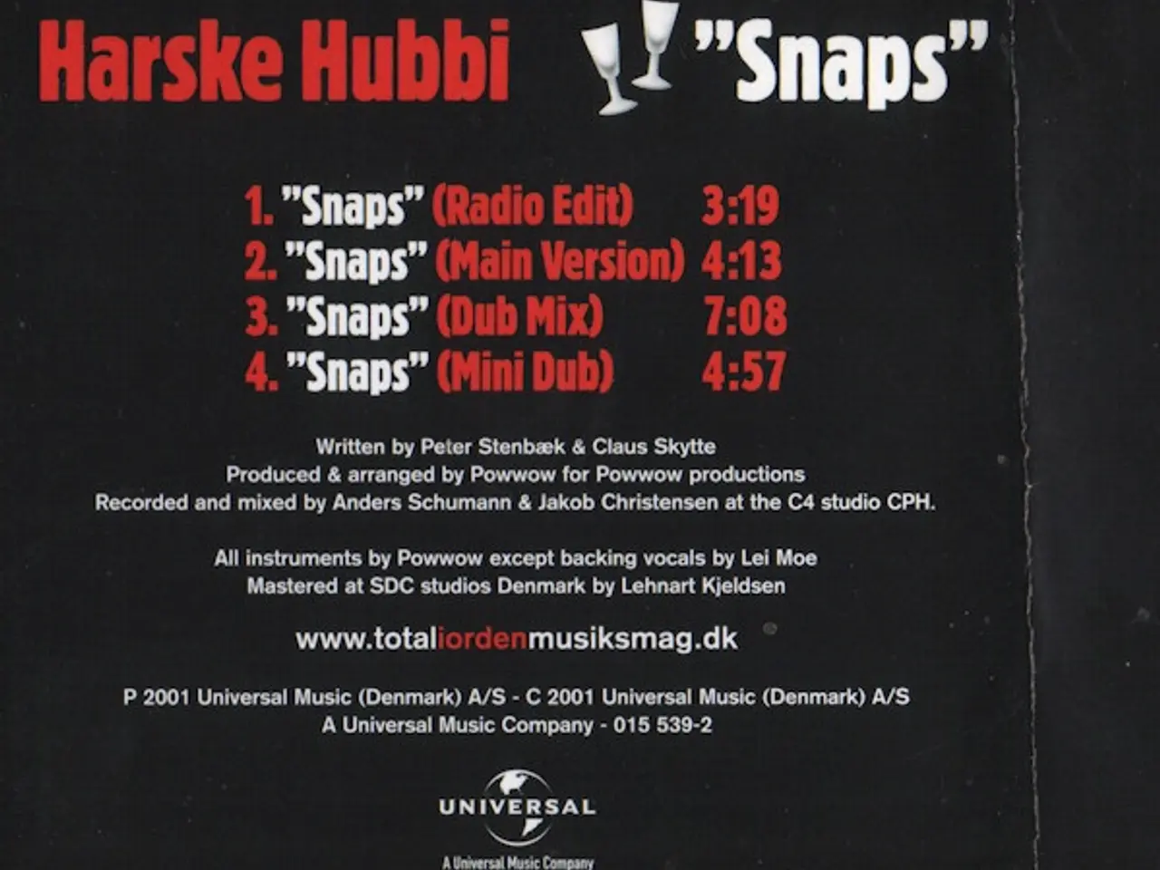 Billede 2 - Harske Hubbi – Snaps – CD