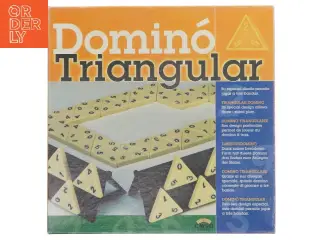 Triangular Domino brætspil fra Cayro (str. 26x26 cm)