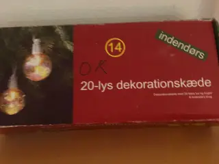20 lys dekorationskæde