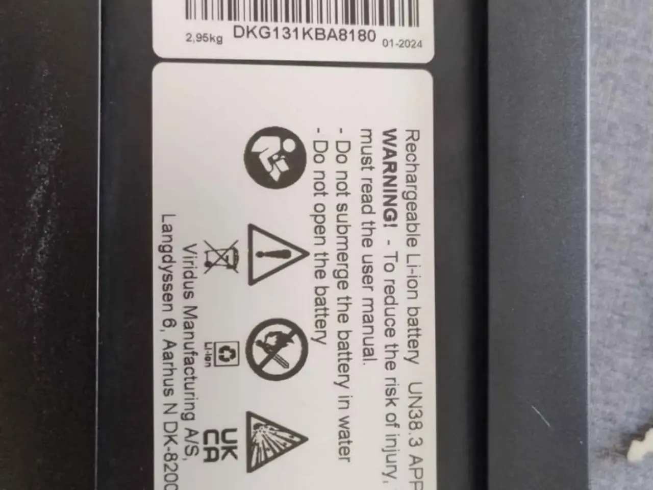 Billede 1 - li-ion batteri 36v