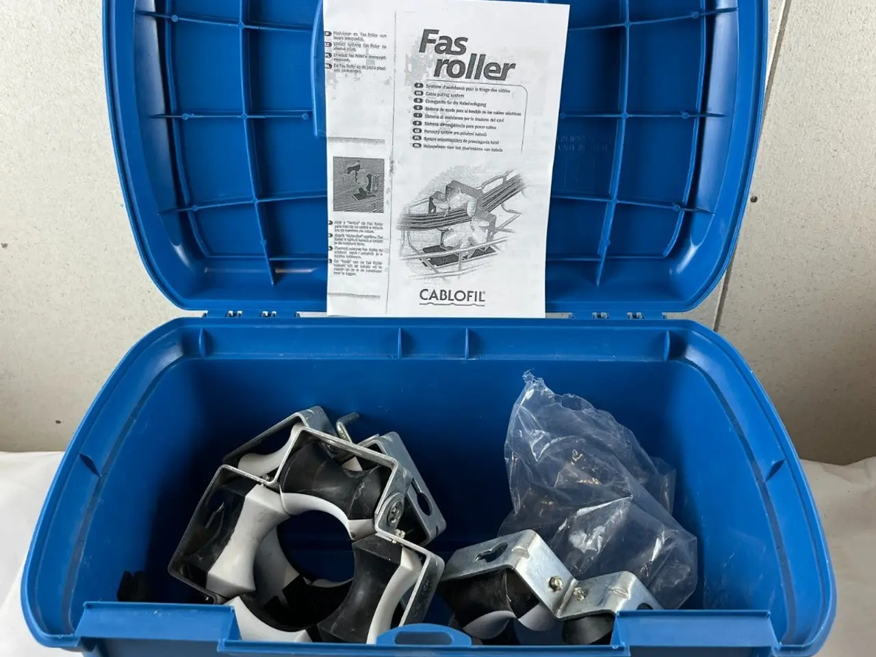 Billede 2 - Cablofil Fas Roller kabel Pulling System Kit Wire