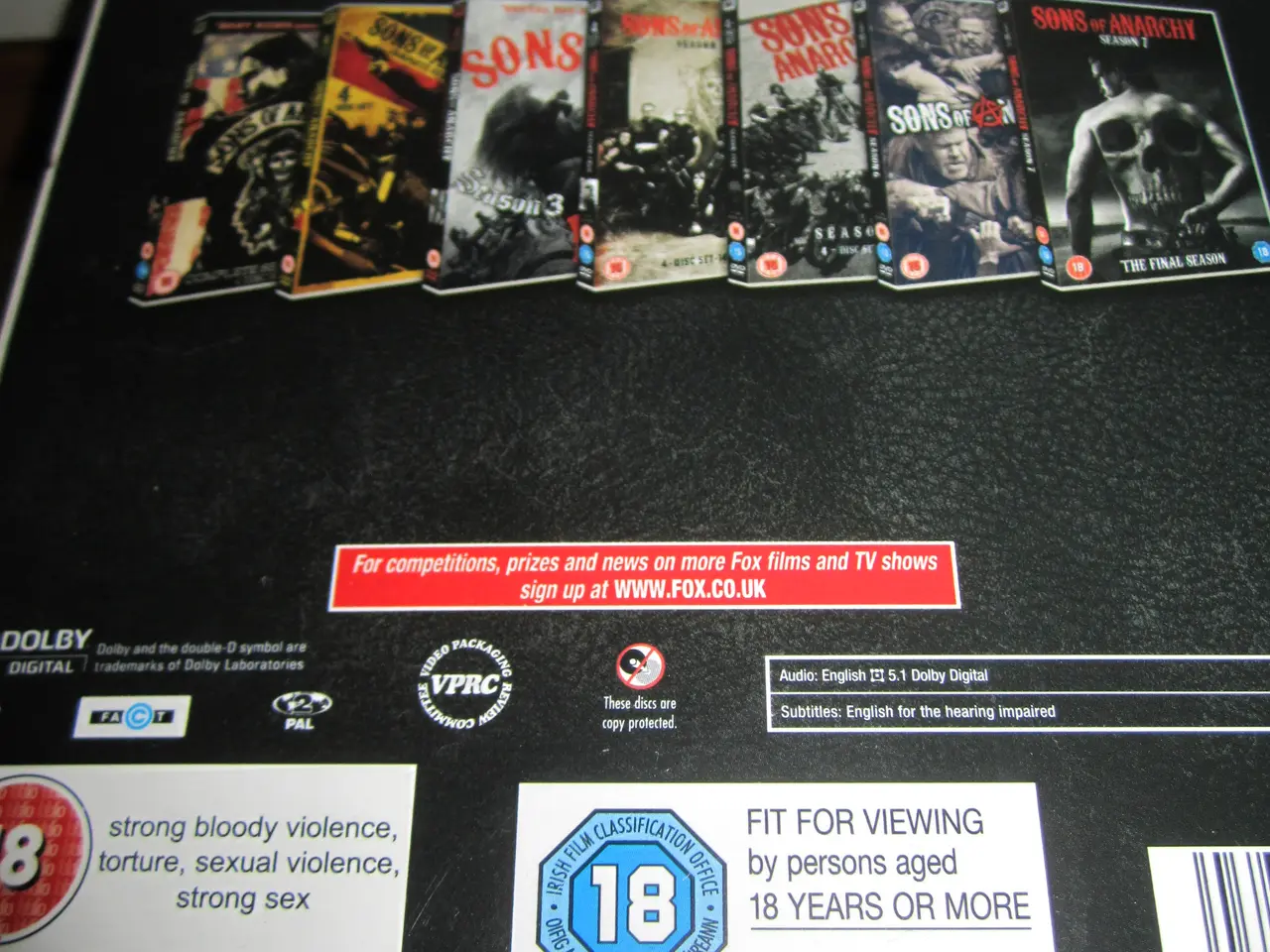 Billede 3 - BYD. SONS OF ANARCHY. 1-7.
