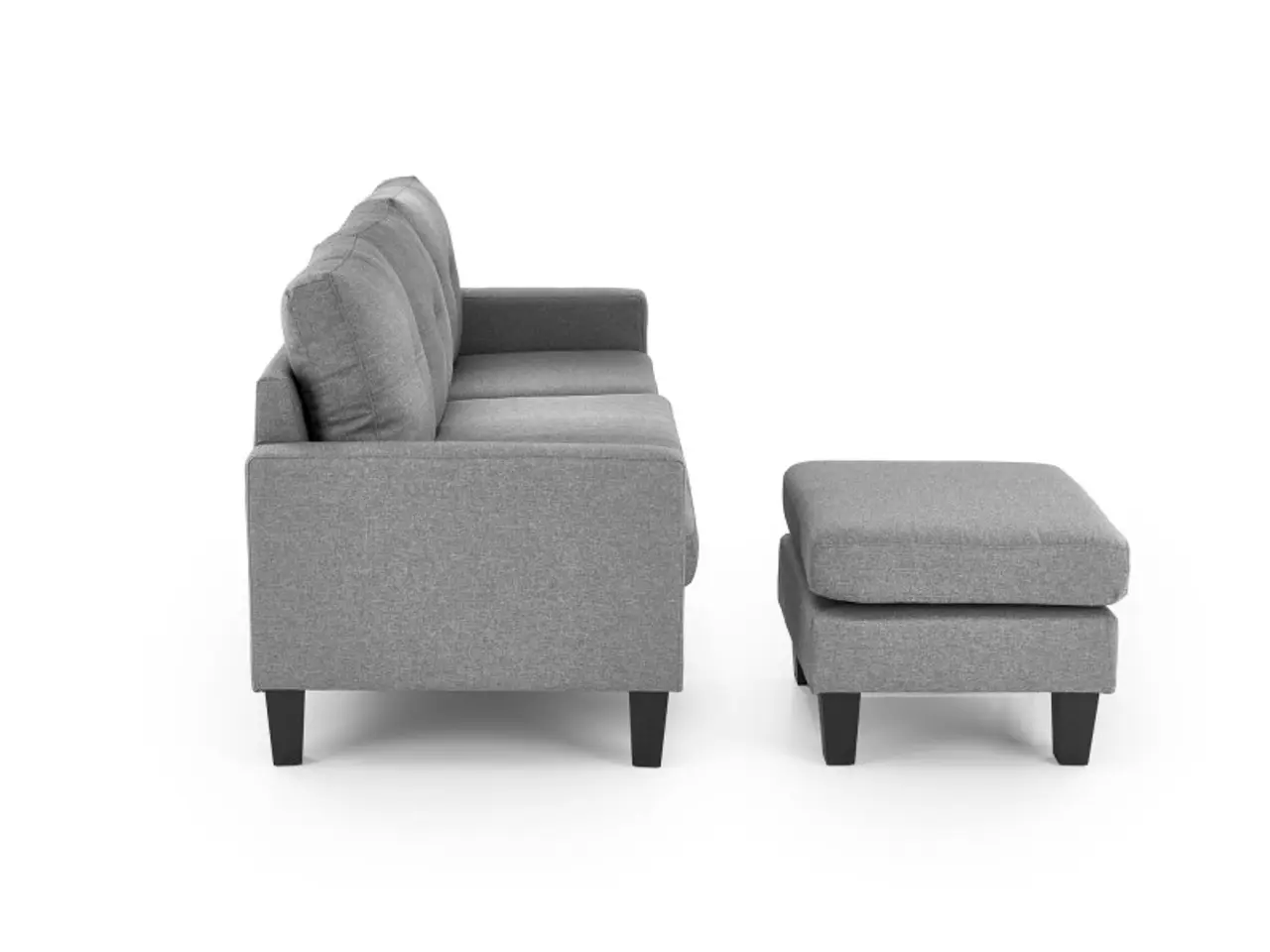 Billede 7 - GERSON sofa med skammel, - Grå