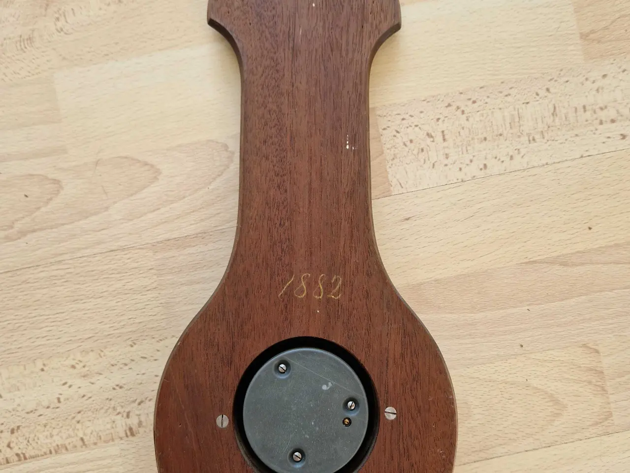 Billede 4 - Antikt barometer og termometer 