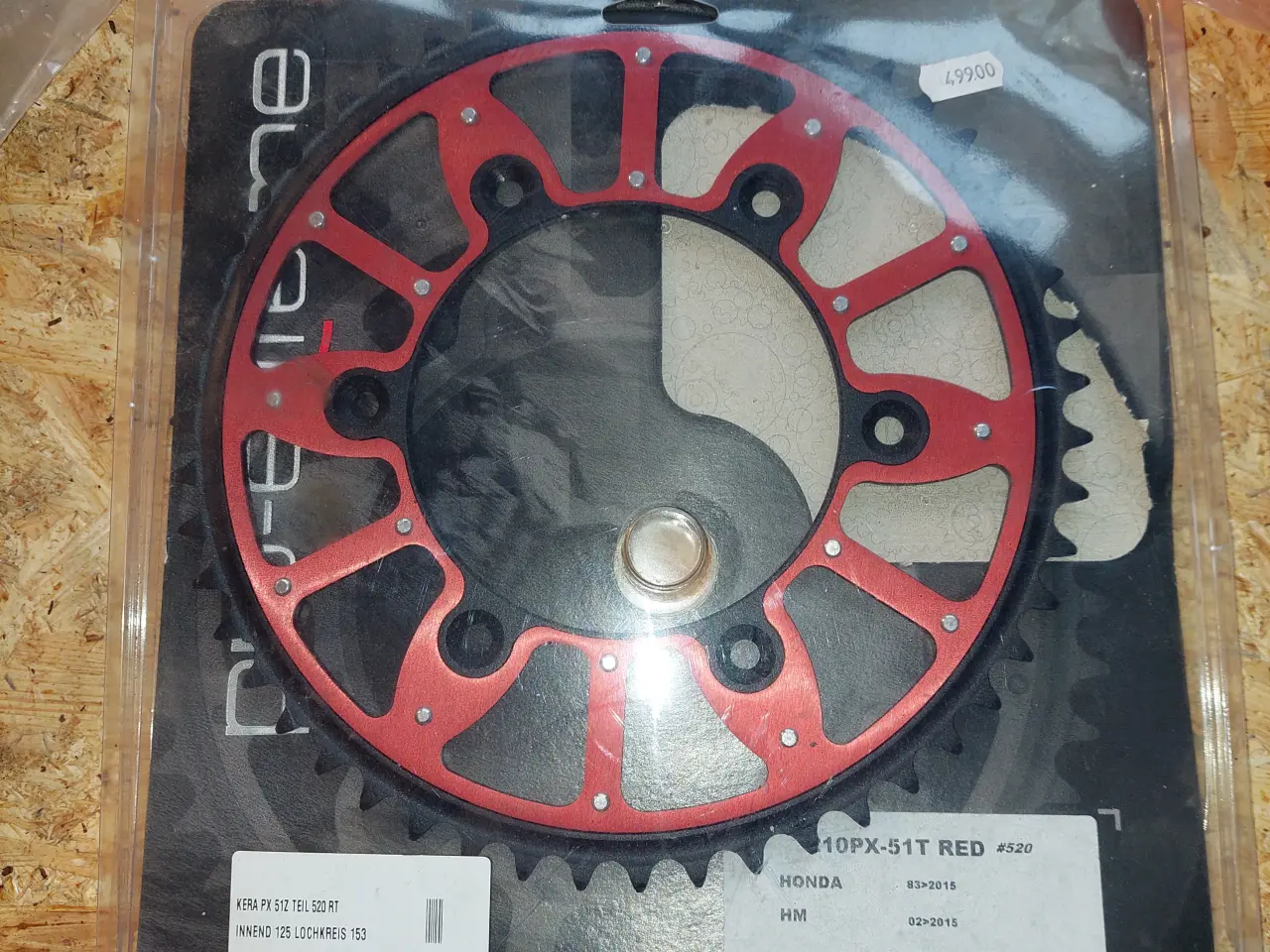 Billede 1 - Honda cross bagtandhjul
