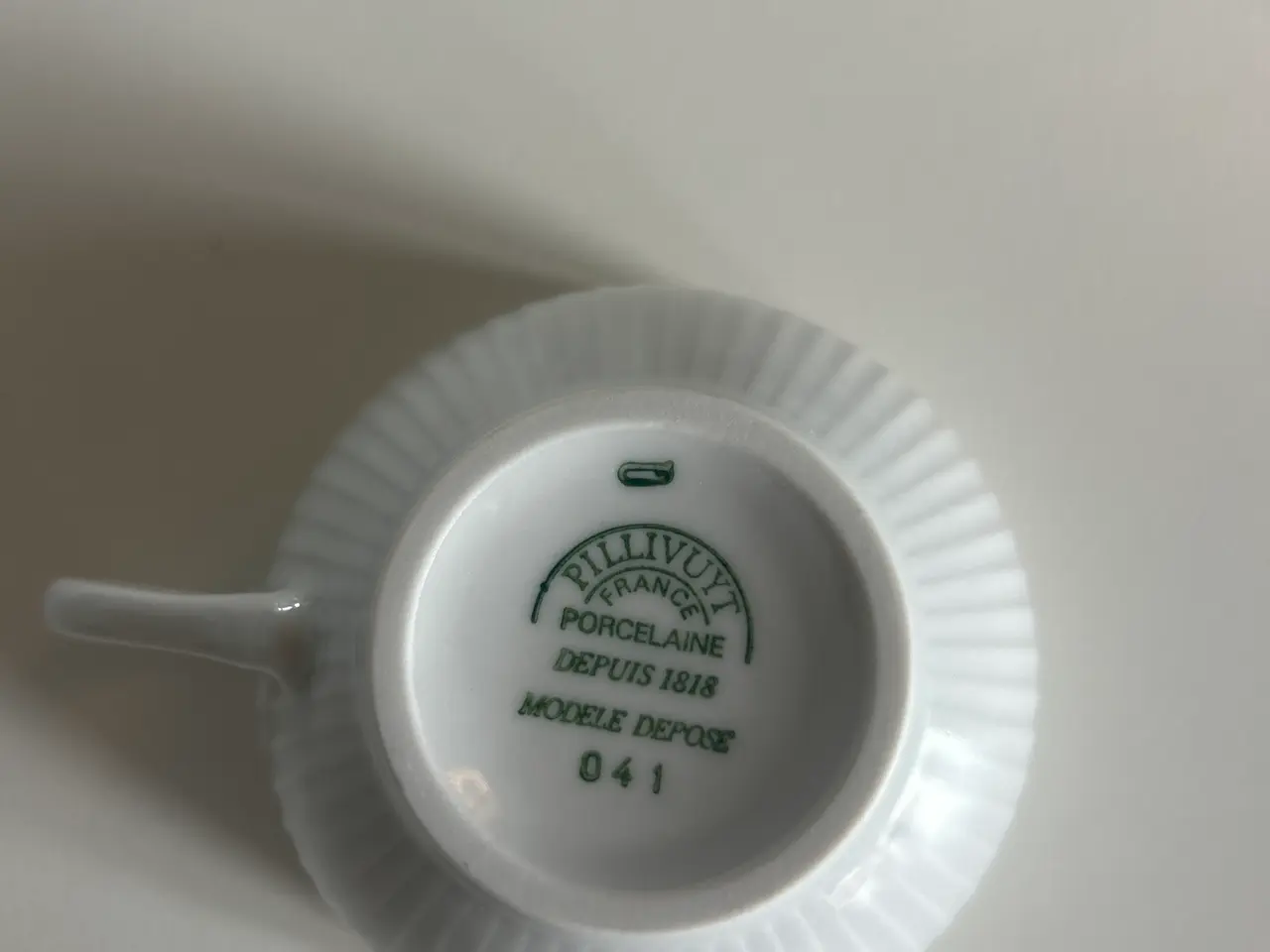 Billede 4 - Pillivuyt kaffekop med underkop