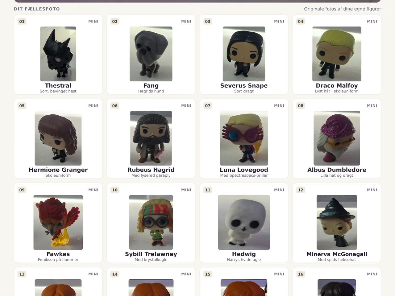 Billede 2 - 20 Harry Potter Funko Pop – 18 mini + 2 store