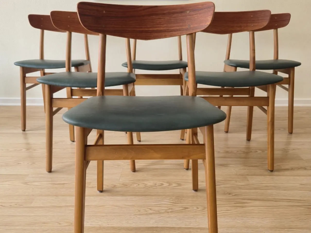 Billede 1 - 6 teak stole