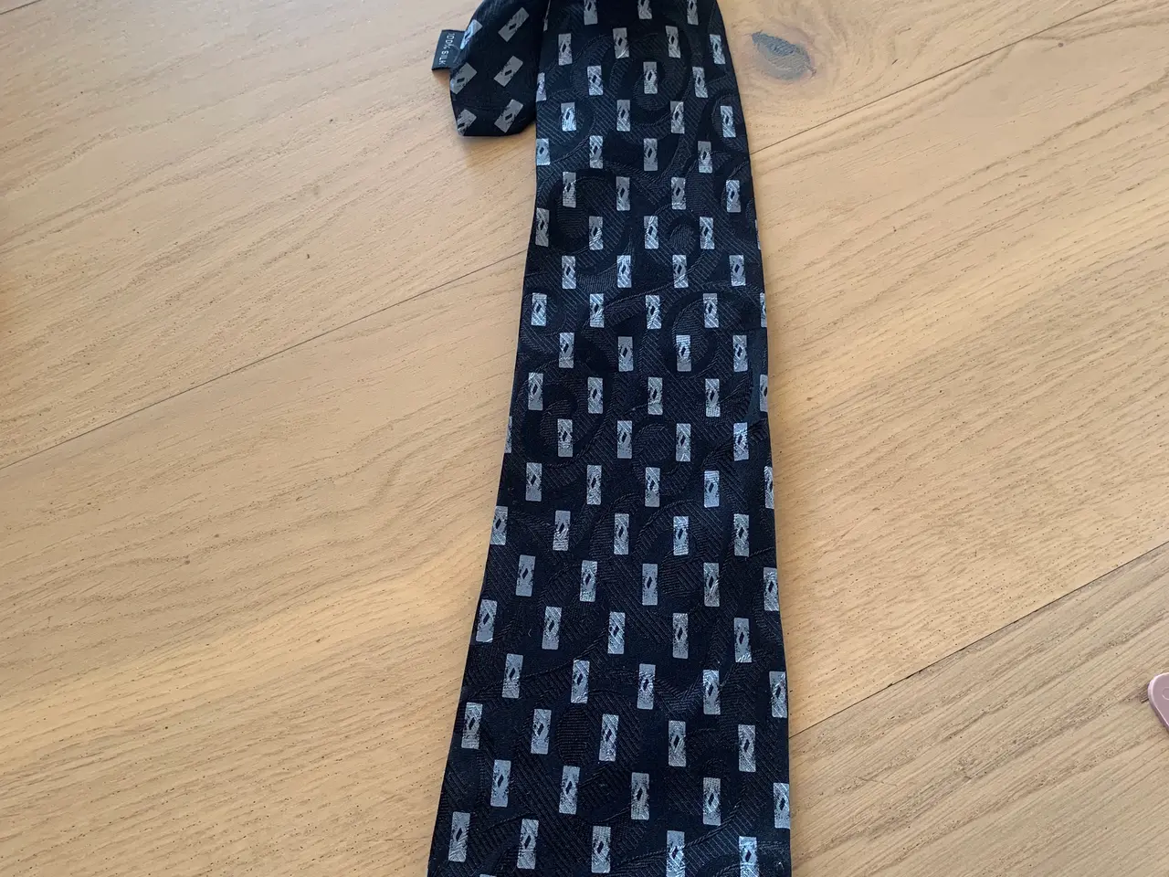 Billede 1 - Slips sort/grå - classic