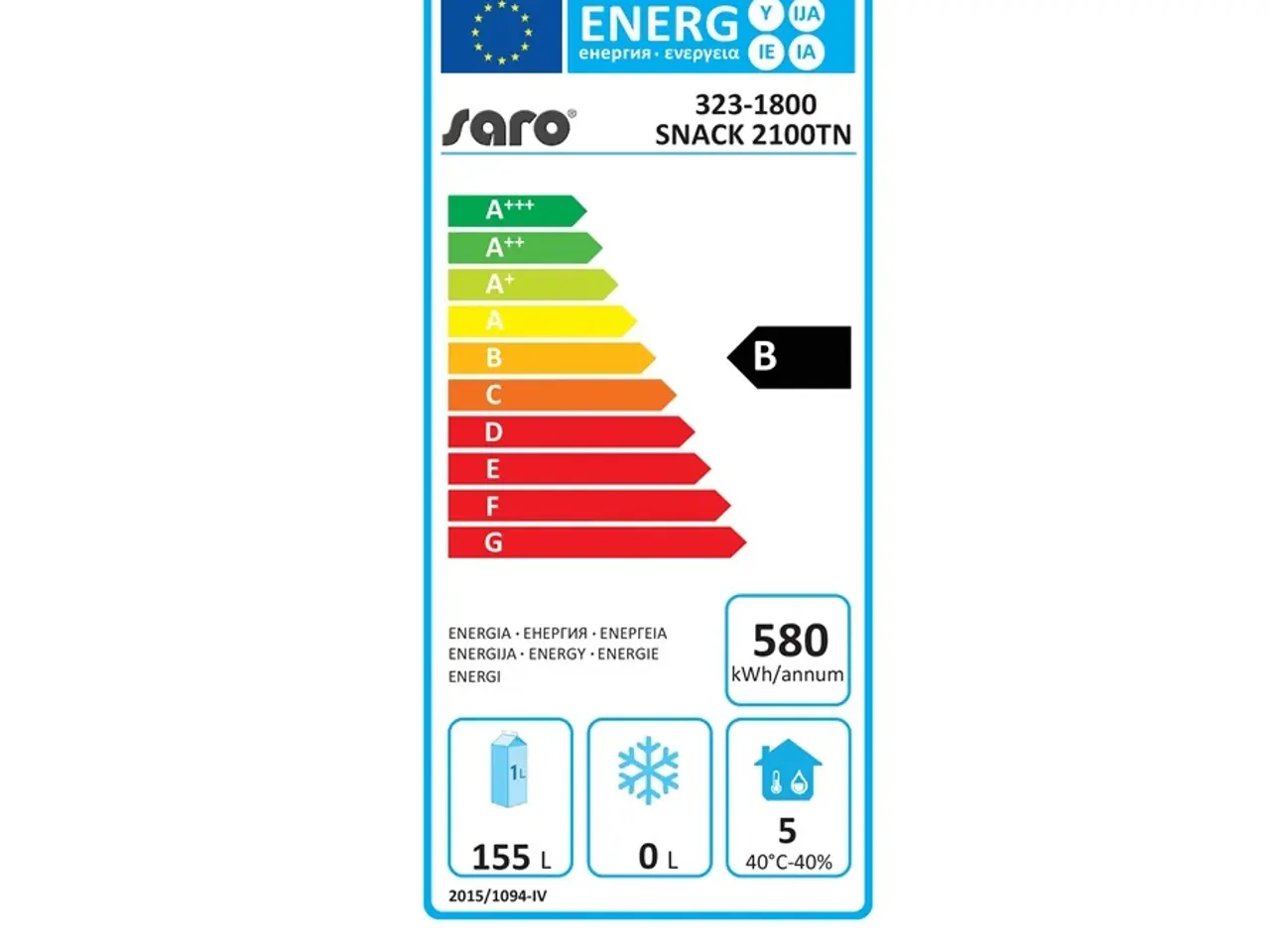 Billede 2 - Refrigerated kølebord med 2 døre – NACK 2100 TN