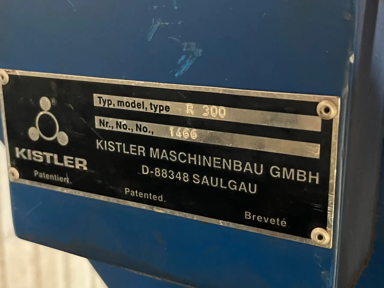 Billede 4 - Svejserundbord KISTLER R 300