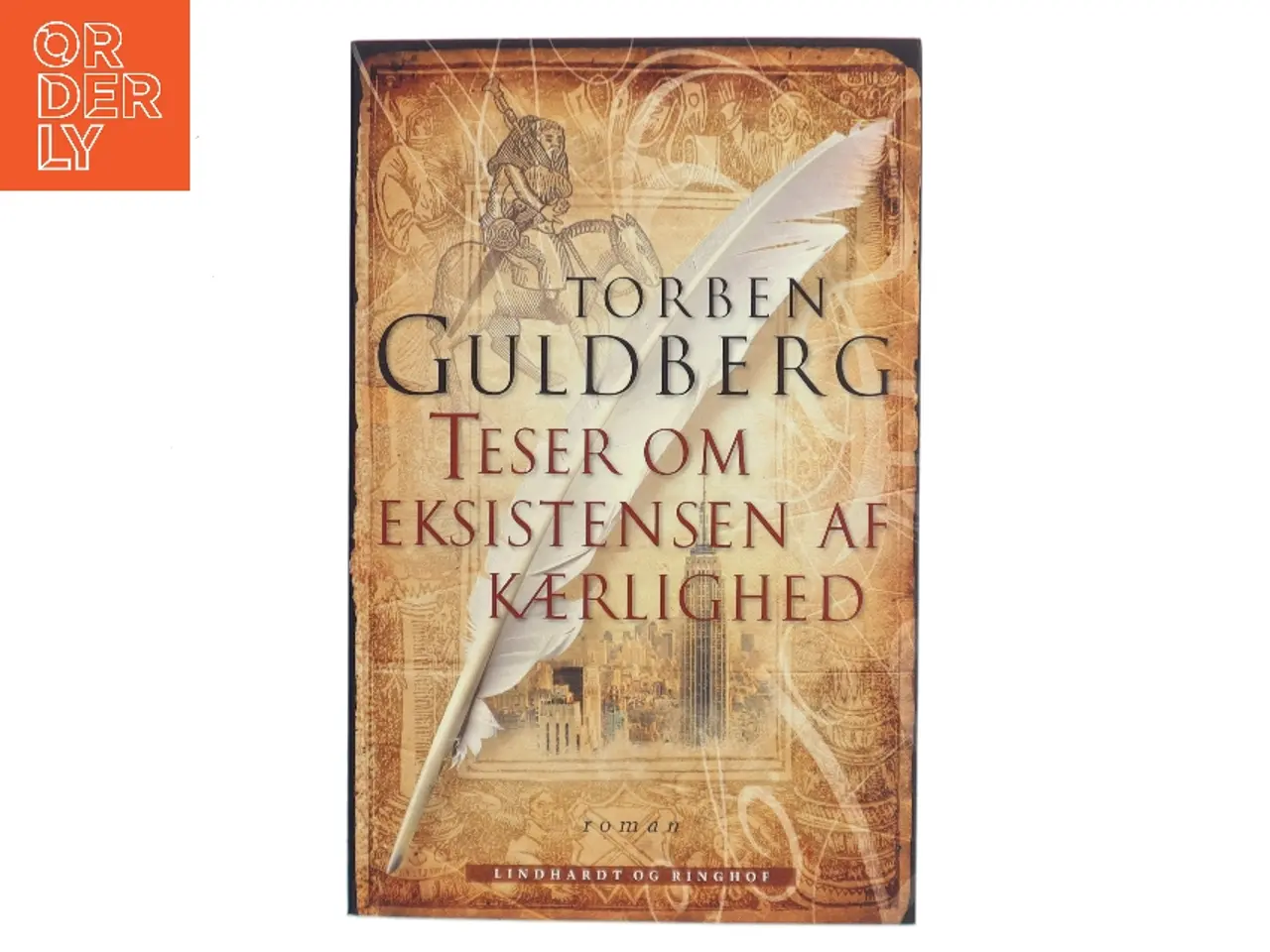 Billede 1 - Teser om eksistensen af kærlighed : roman af Torben Guldberg (Bog)