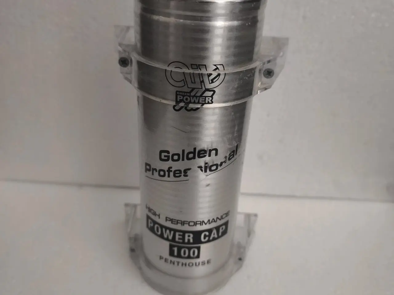 Billede 1 - Kondensator til bilstereo med digitalt voltmeter (