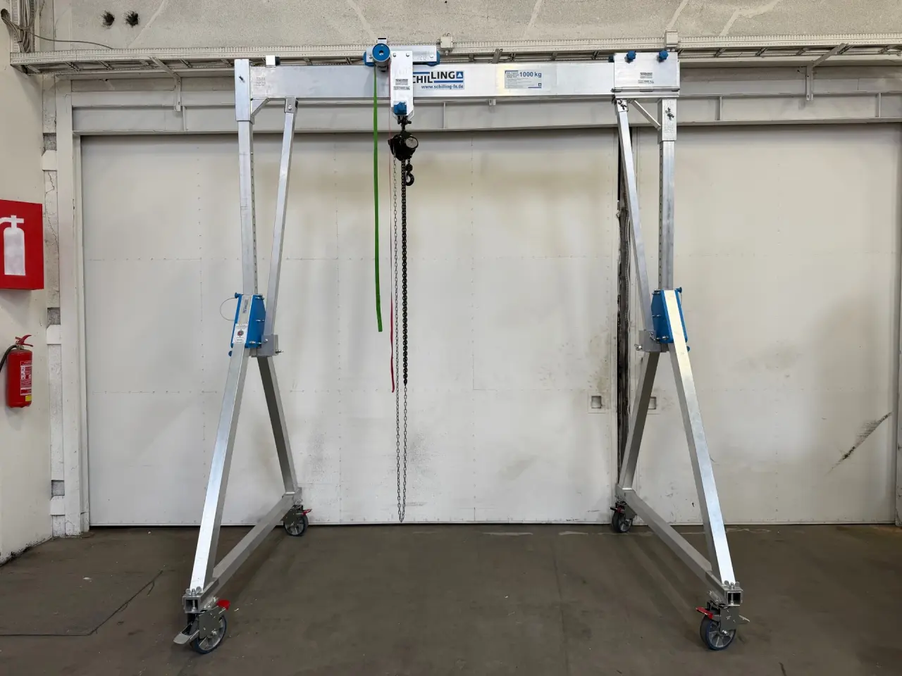 Billede 3 - Udlejning af 1000 kg. portalkran / montagekran.