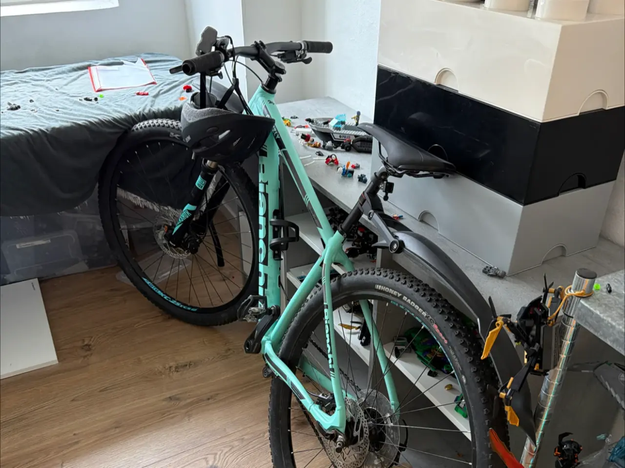 Billede 1 - Grizzly Bianchi mountainbike 