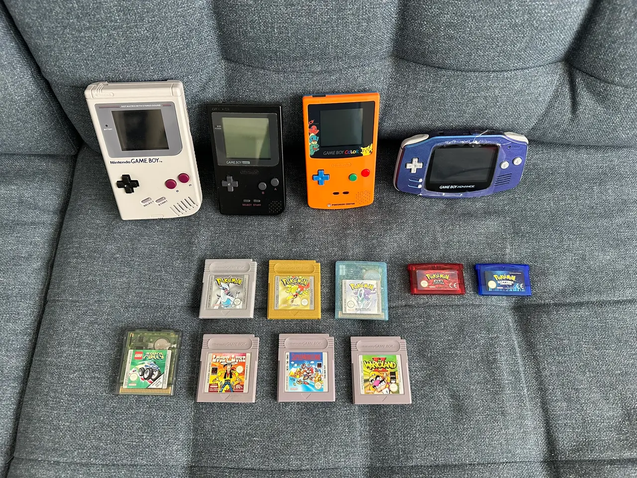 Billede 1 - Nintendo Game Boy samling med konsoller og Pokémon