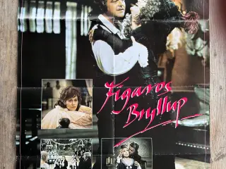 Filmplakat, motiv: Figaros Bryllup