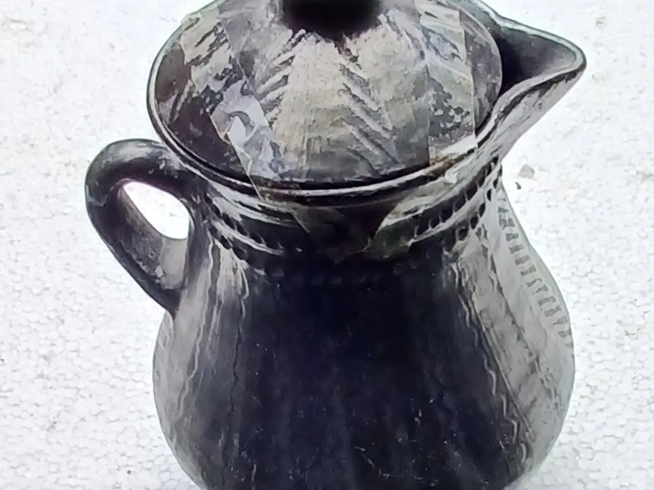 Billede 1 - Antik jydepotte-kaffekande.