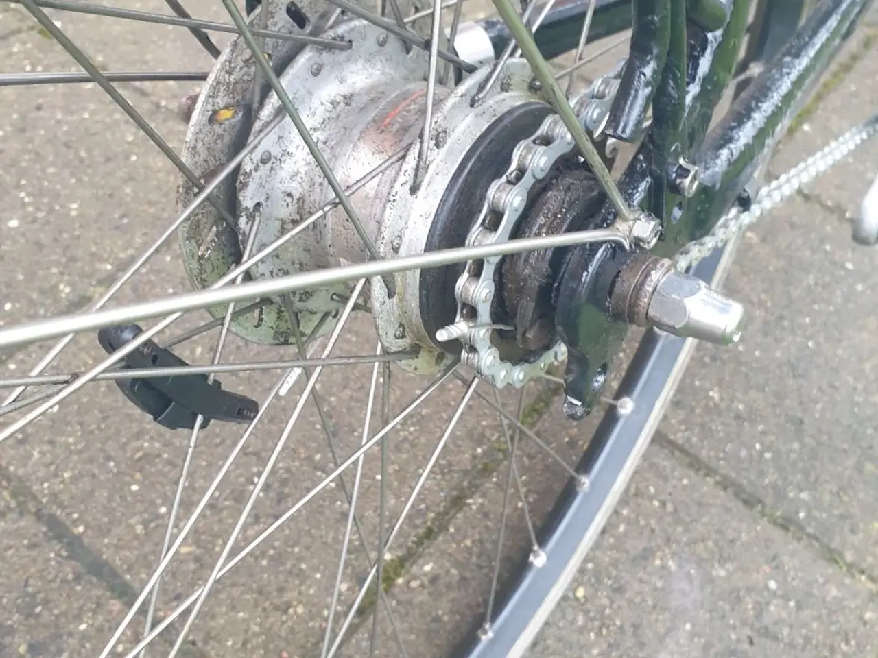 Billede 6 - Jensen damecykel m. barnestol, 7 gear, 51 cm stel