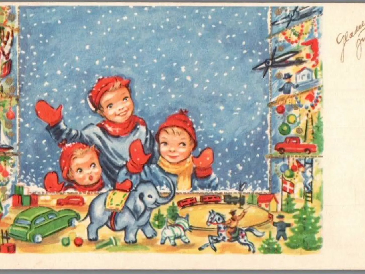 Billede 1 - Halfdaner, Elisabeth - Glædelig Jul - Brugt