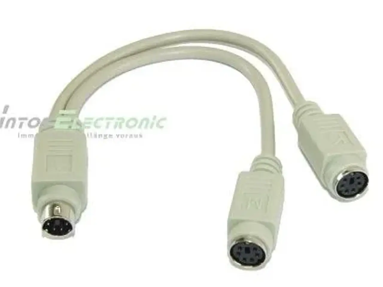 Billede 1 - Y-Kabel for tilslutning af PS/2 tastatur og mus