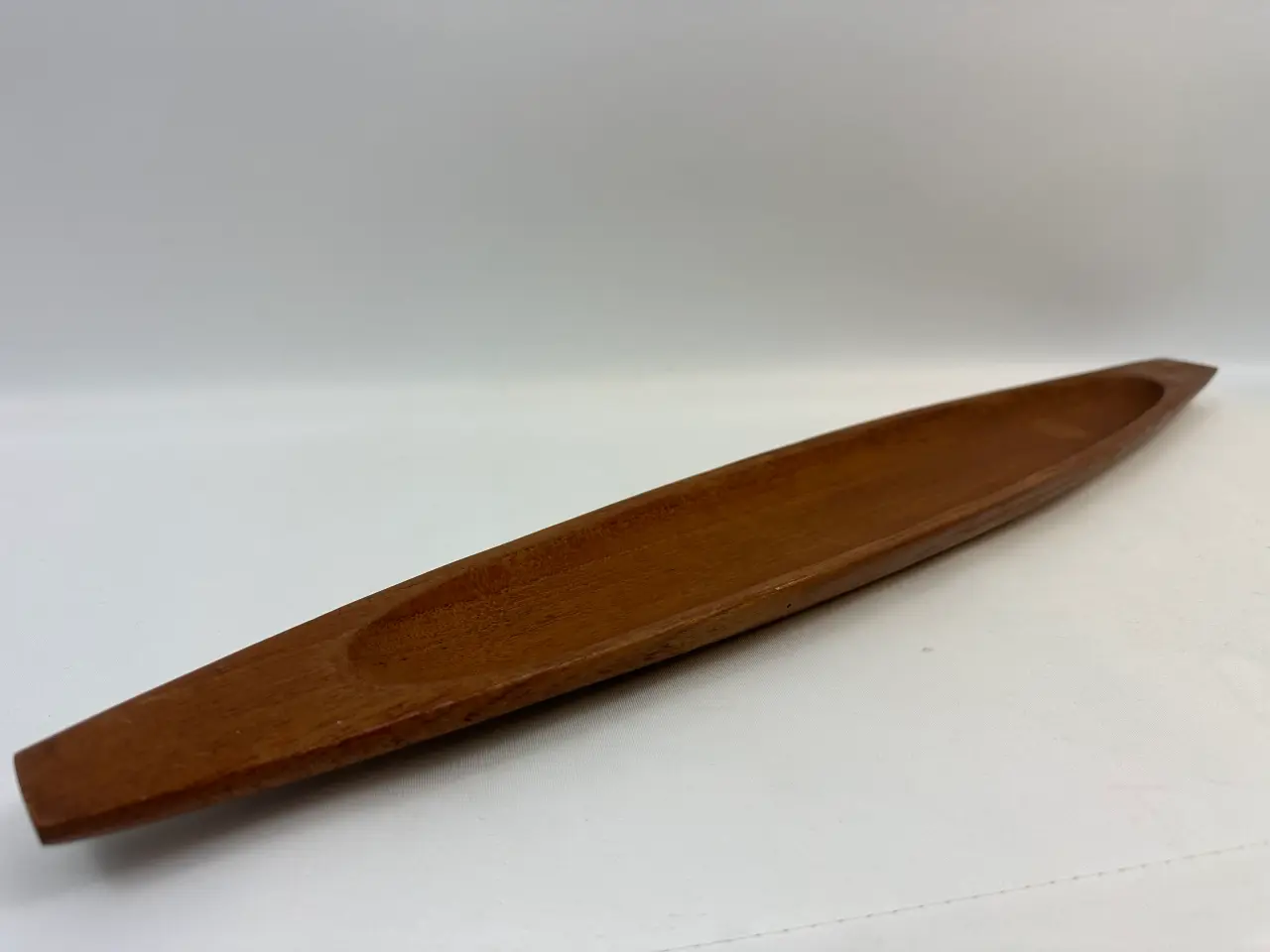 Billede 7 - Aflangt retro teak fad (FDB)