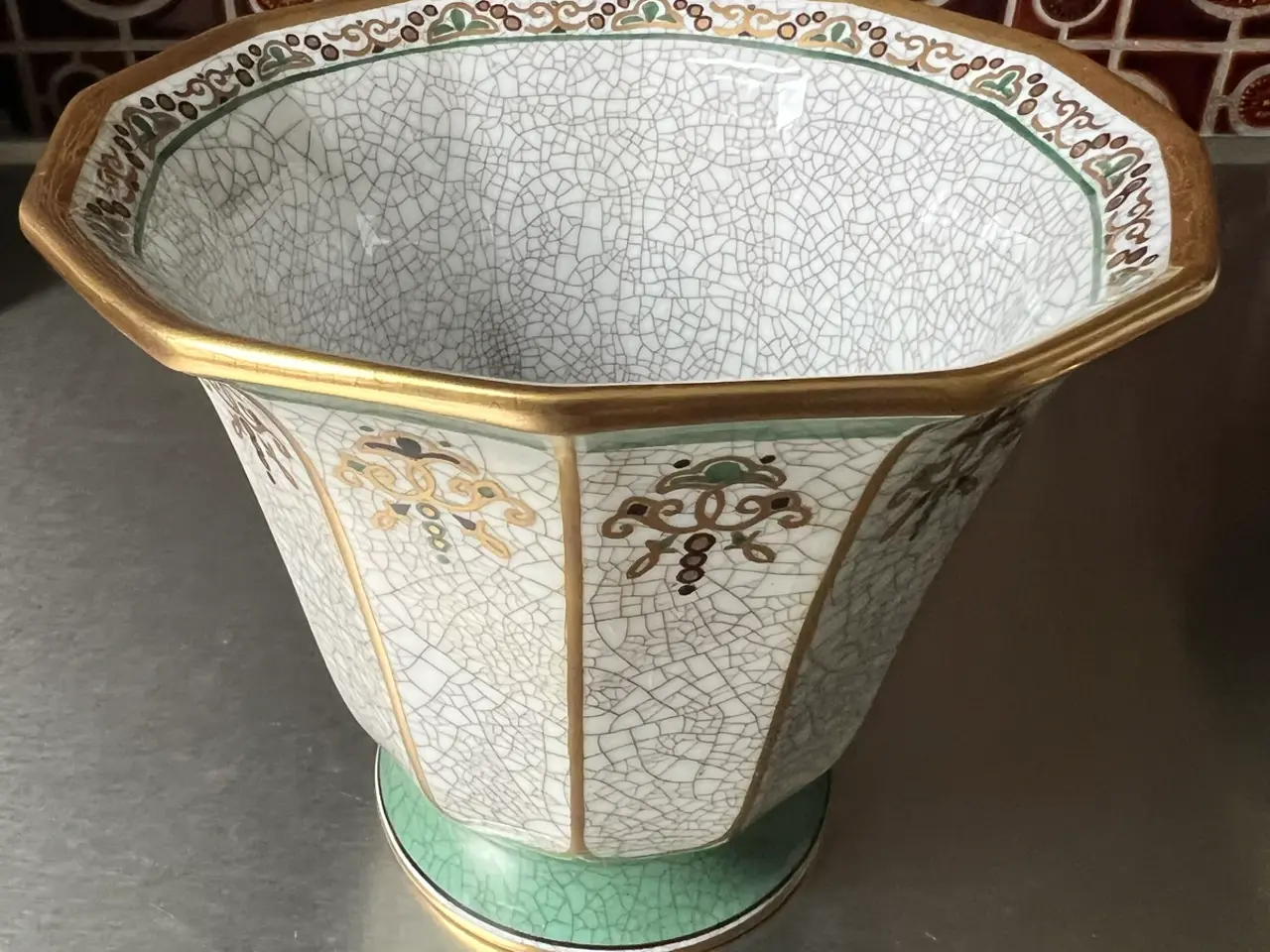 Billede 2 - Dahl Jensen porcelæns fag og trompetvase