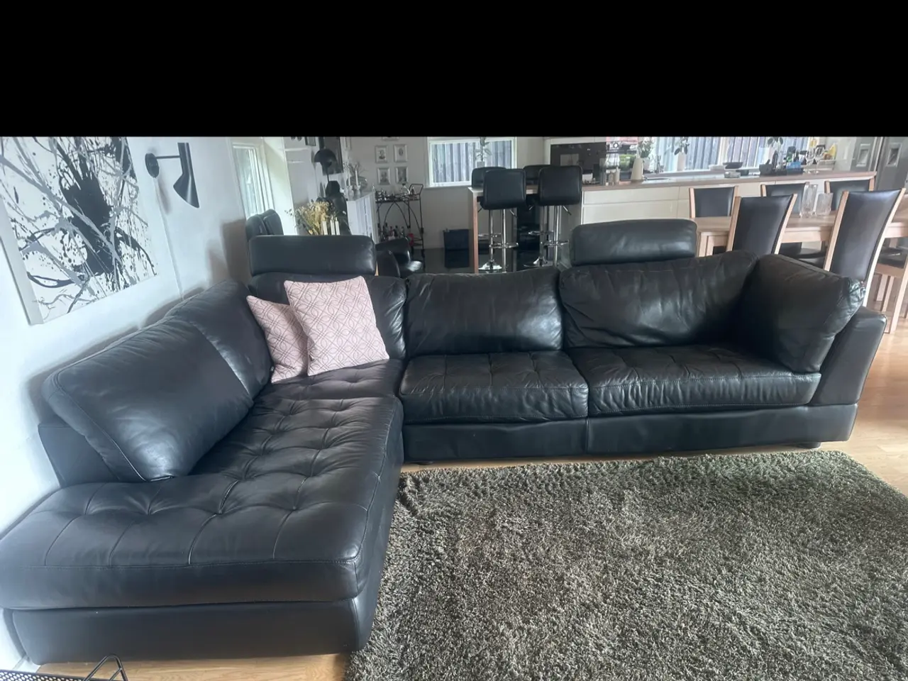 Billede 1 - Natuzzi sofa med nakkestøtter