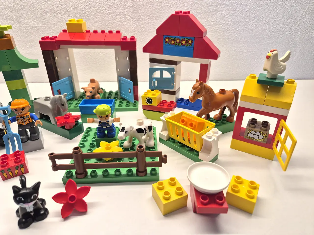 Billede 3 - Duplo Bondegård, Dyr, Traktor, Lille Plade samt fo