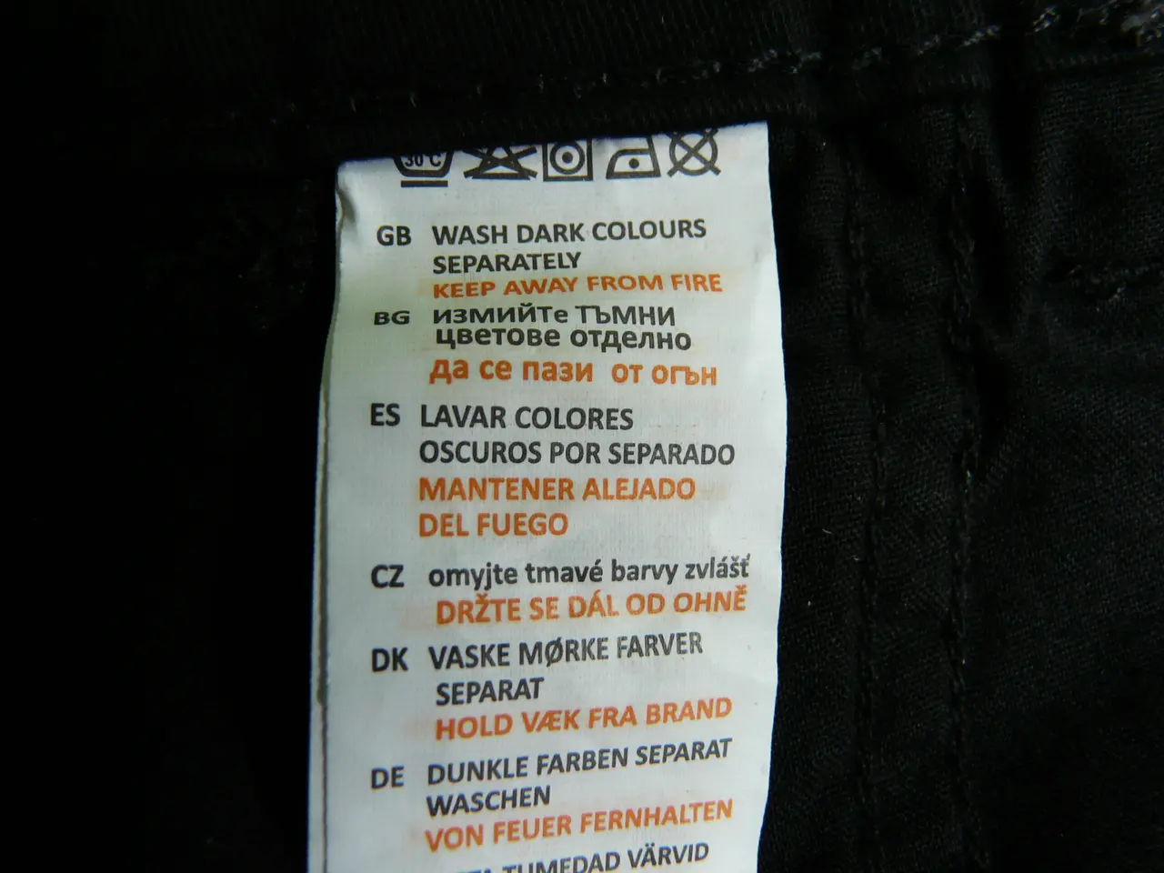 Billede 4 - Denim bukser i farven navy.