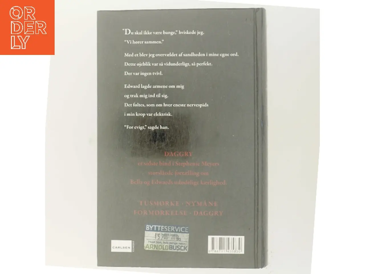 Billede 3 - Daggry af Stephenie Meyer (Bog)