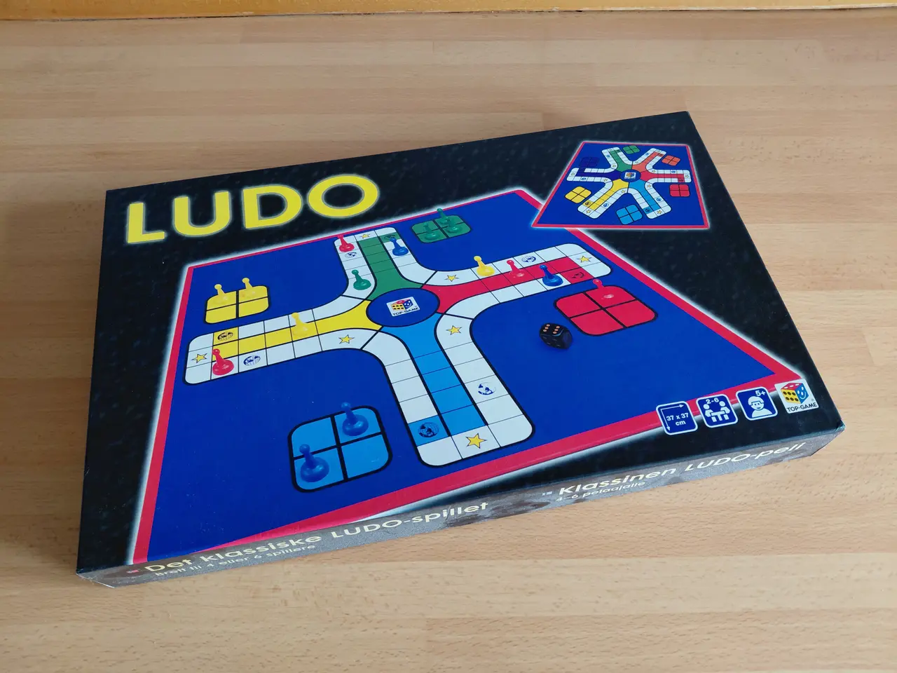 Billede 5 - Ludo brætspil med 4 og 6 mands plade