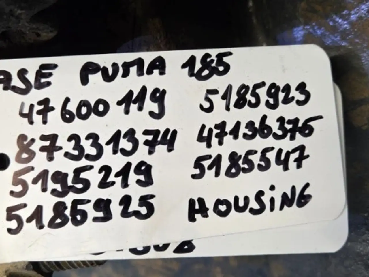 Billede 25 - Case Puma 185 Bagtøj 47600119