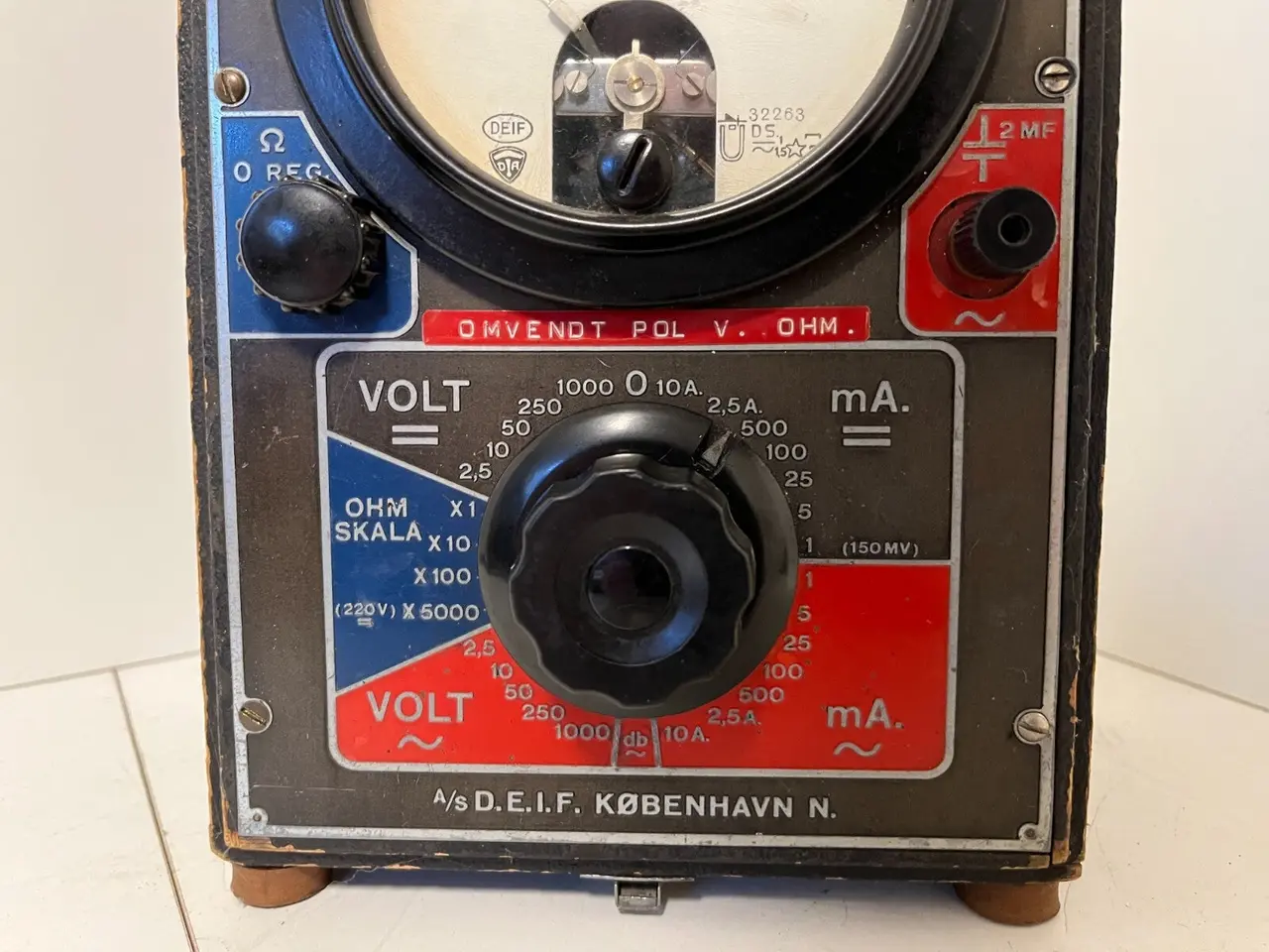 Billede 3 - Vintage DEIF Elektrometer 30 Multimeter Voltmeter