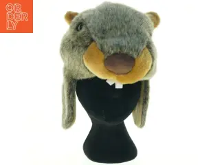 Bamsehue med gnaverdesign (str. O 20 cm)