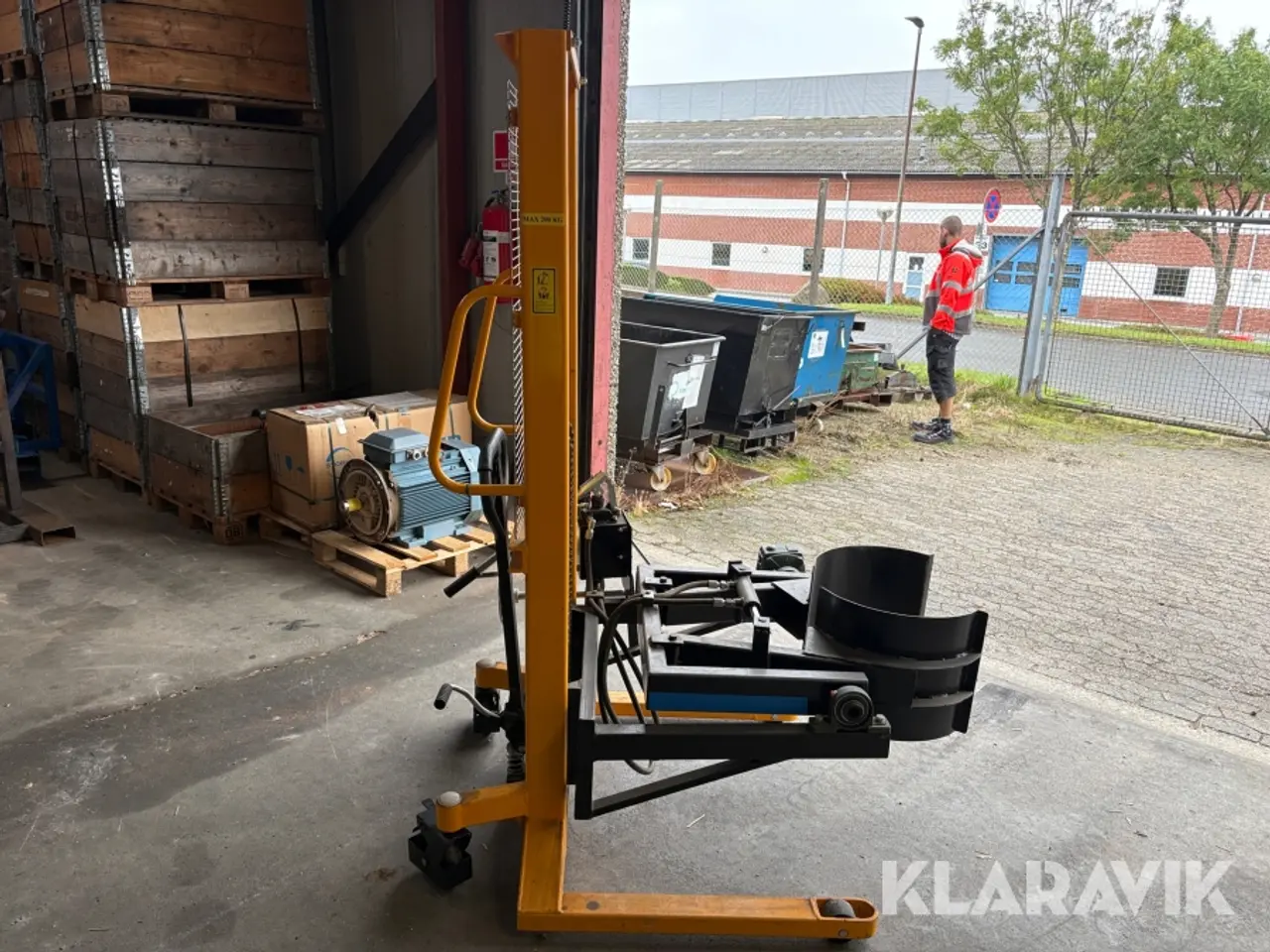 Billede 4 - Løftevogn Stakroge Smede og Maskinforretning til runde genstande