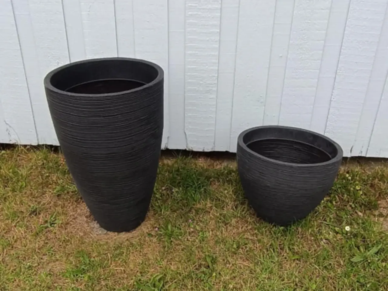 Billede 1 - Plantekrukker med riller i plastik
