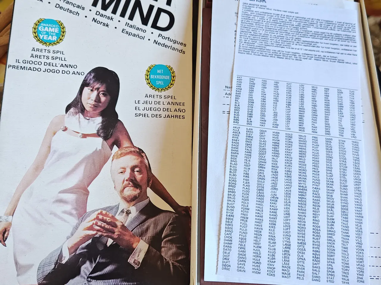 Billede 1 - Master Mind Word Brætspil Mastermind