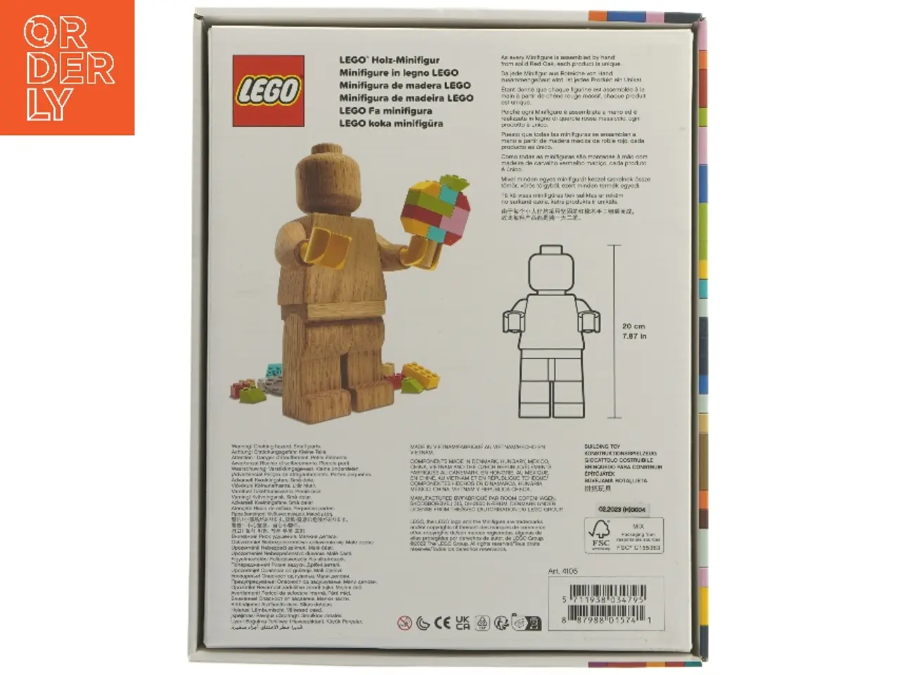 Billede 3 - LEGO træ minifigur sæt fra LEGO (str. 20 cm)