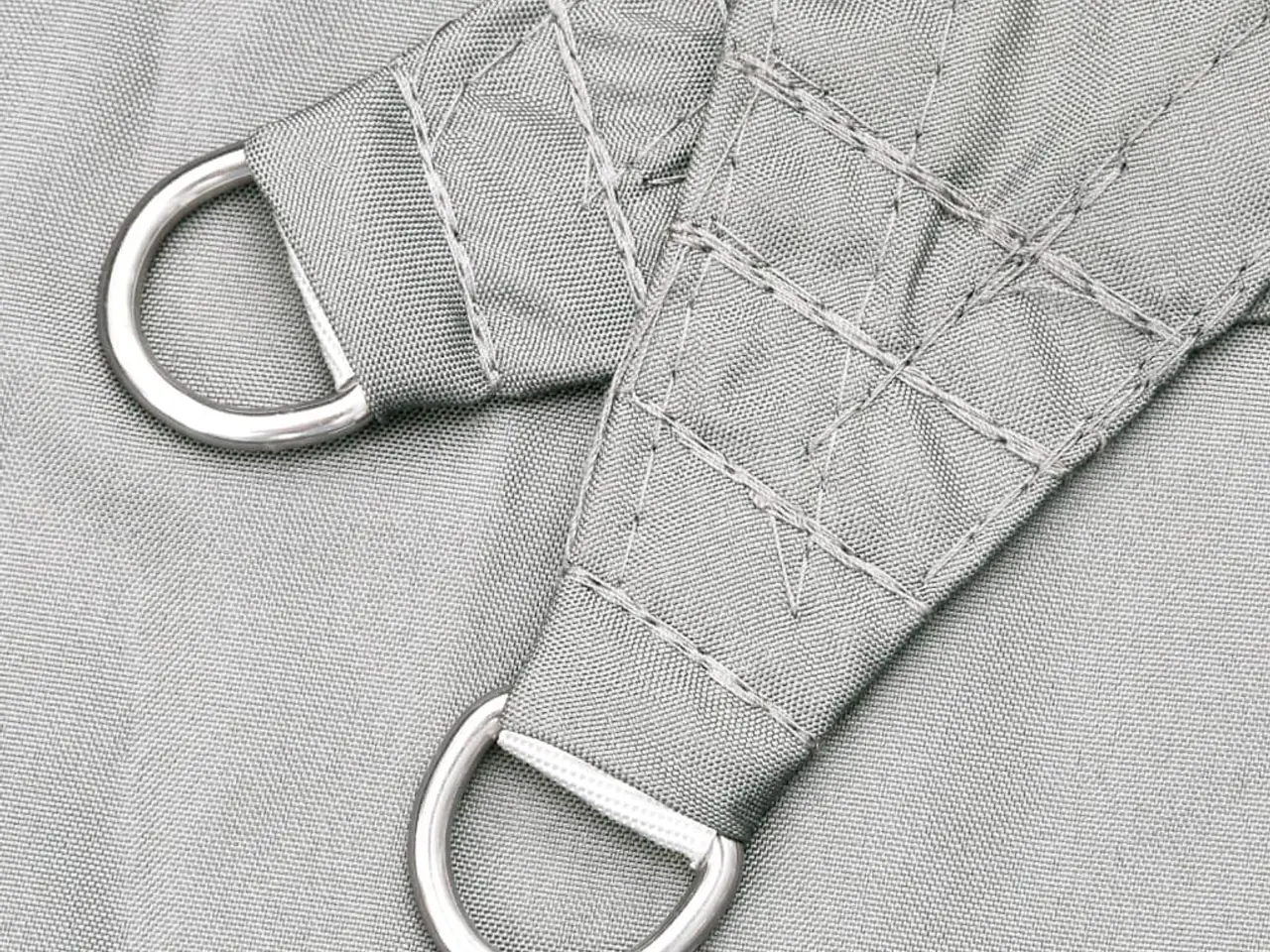 Billede 5 - Solsejl 5 × 4 m - lysegrå, vandafvisende polyester