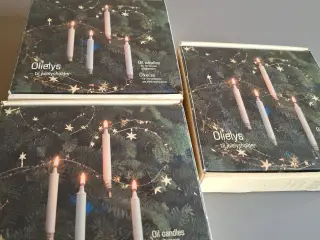Juletræslys olie