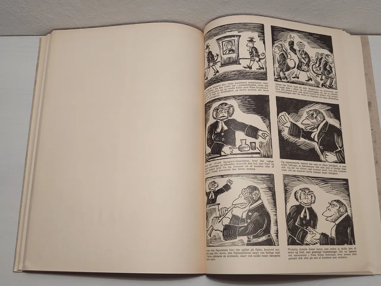 Billede 4 - ill.Hans Scherfig:Niels Klims underjordiske rejse.