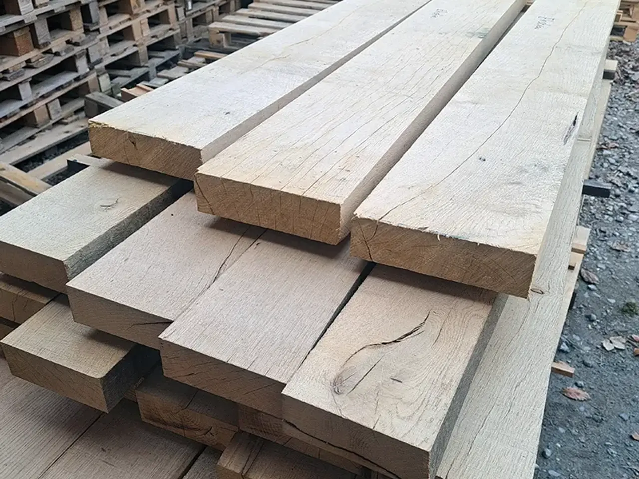 Billede 2 - Planker, egetræ - hele DK