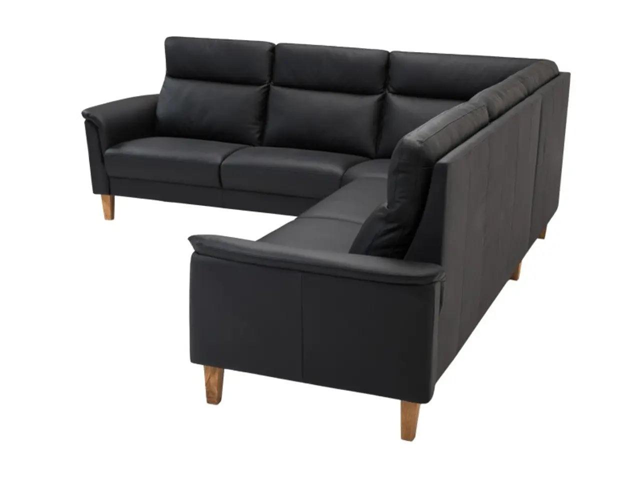 Billede 2 - Hjort Knudsen Sæby Læderhjørnesofa