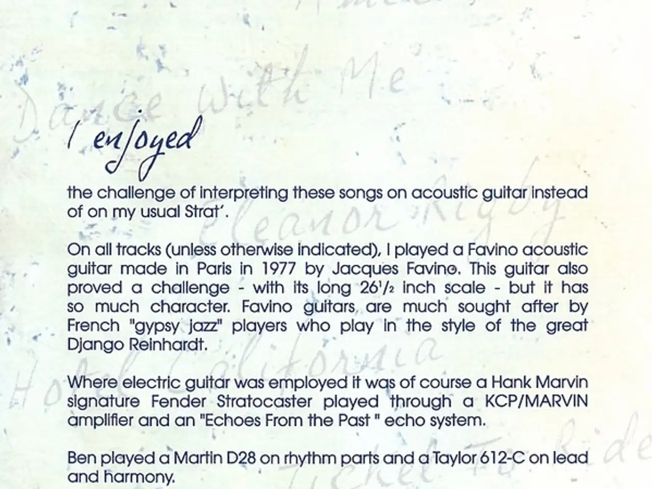 Billede 8 - Hank Marvin – Guitar Player – CD