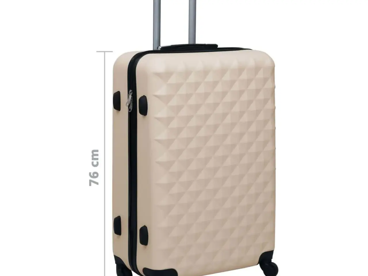 Billede 7 - Hardcase-kuffert ABS guldfarvet